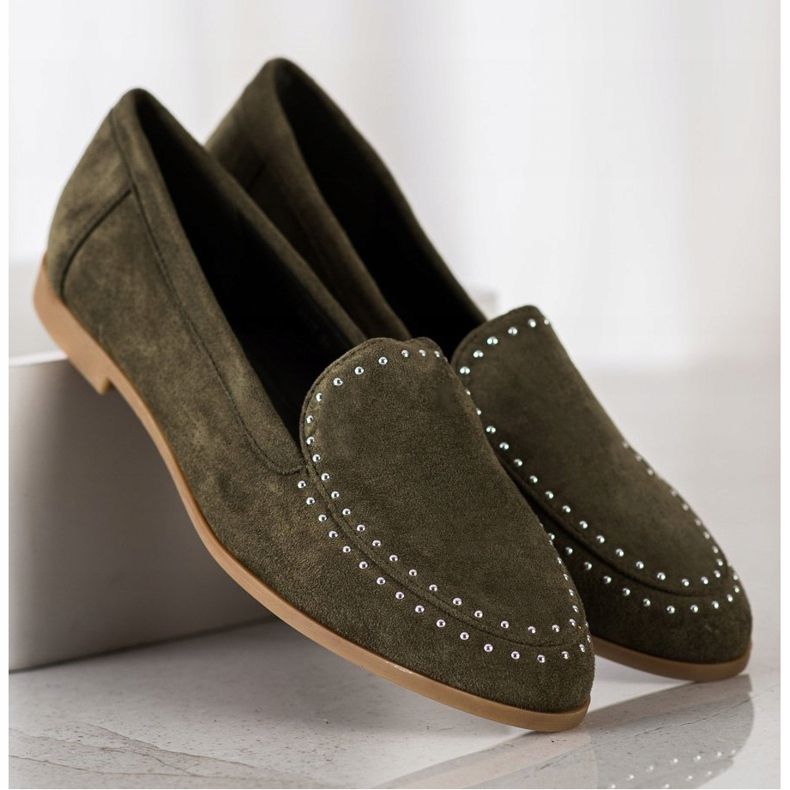 Coura Klassische Wildleder-Lords grün 2