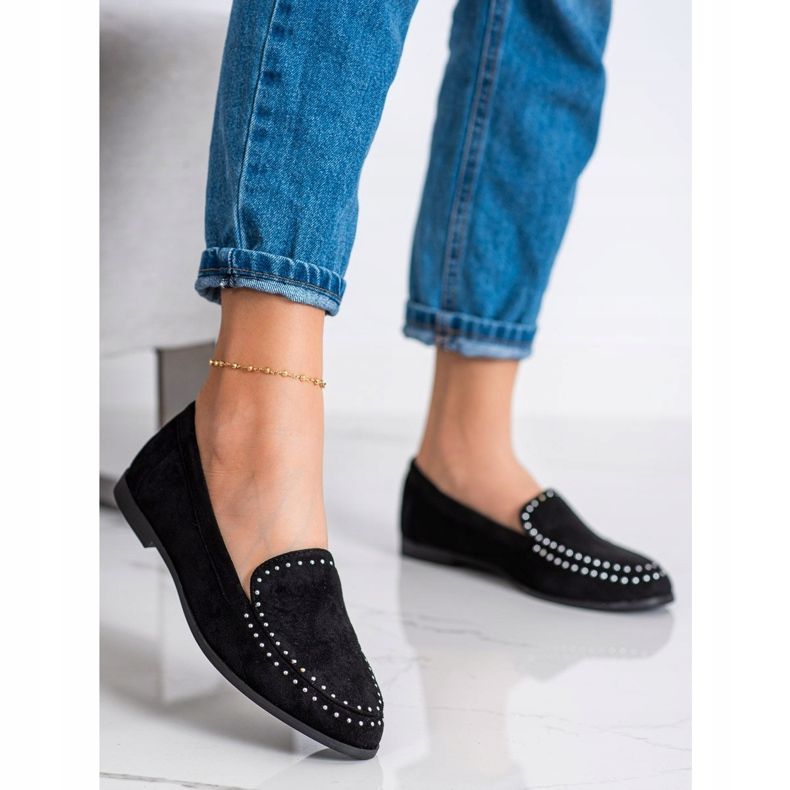 Coura Klassische Wildleder-Lords schwarz 1