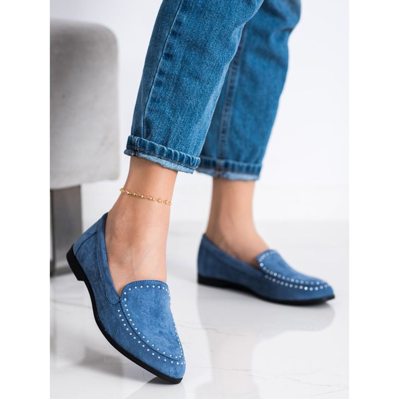 Coura Klassische Wildleder-Lords blau 1