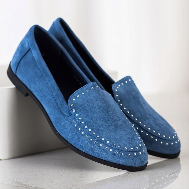 Coura Klassische Wildleder-Lords blau 2