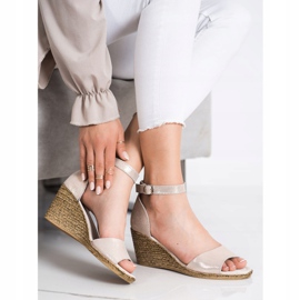 Filippo Goldene Keilpumps 2