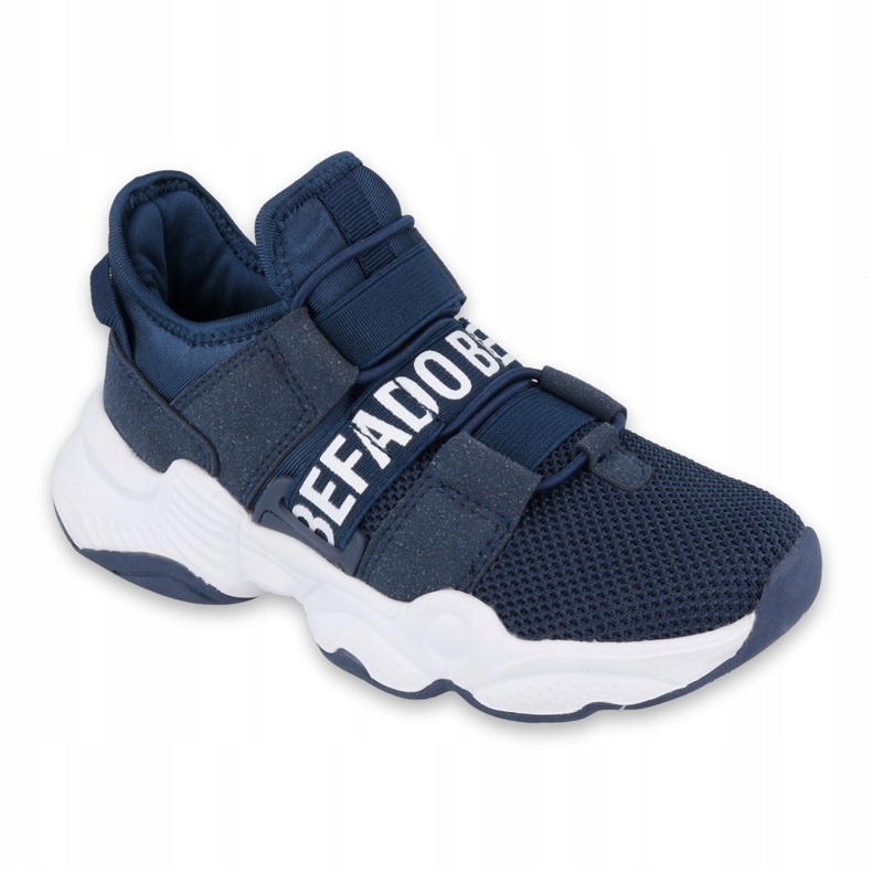 Befado Jugendschuhe 516Q065 navy blau 1