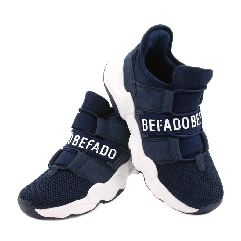 Befado Jugendschuhe 516Q065 navy blau 4