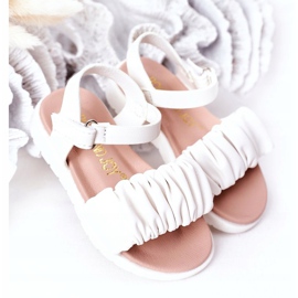FR1 Kindersandalen mit Klettverschluss Weiß Aimy 2