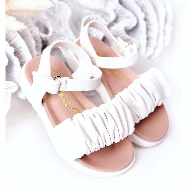 FR1 Kindersandalen mit Klettverschluss Weiß Aimy 2