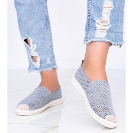 Tropical Sun Espadrilles aus grauer Spitze 1