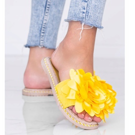 Gelbe Damen-Flip-Flops 1