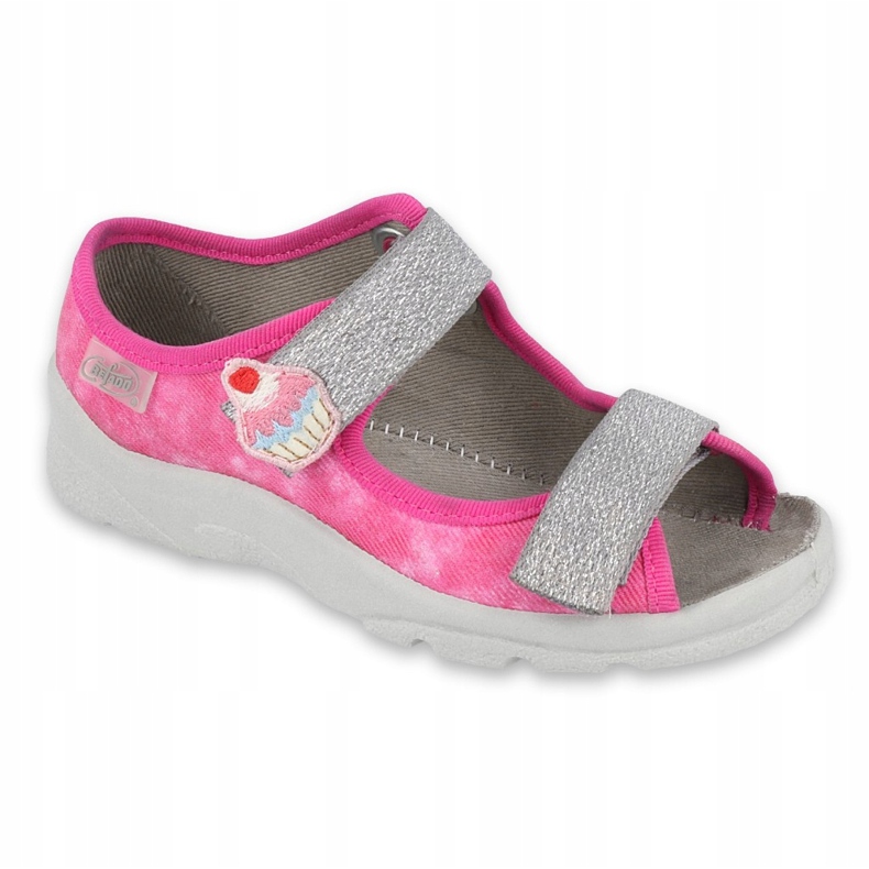 Befado Kinderschuhe 969X163 rosa silber- 1