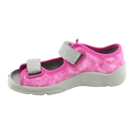 Befado Kinderschuhe 969X163 rosa silber- 2