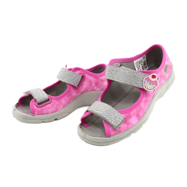 Befado Kinderschuhe 969X163 rosa silber- 3