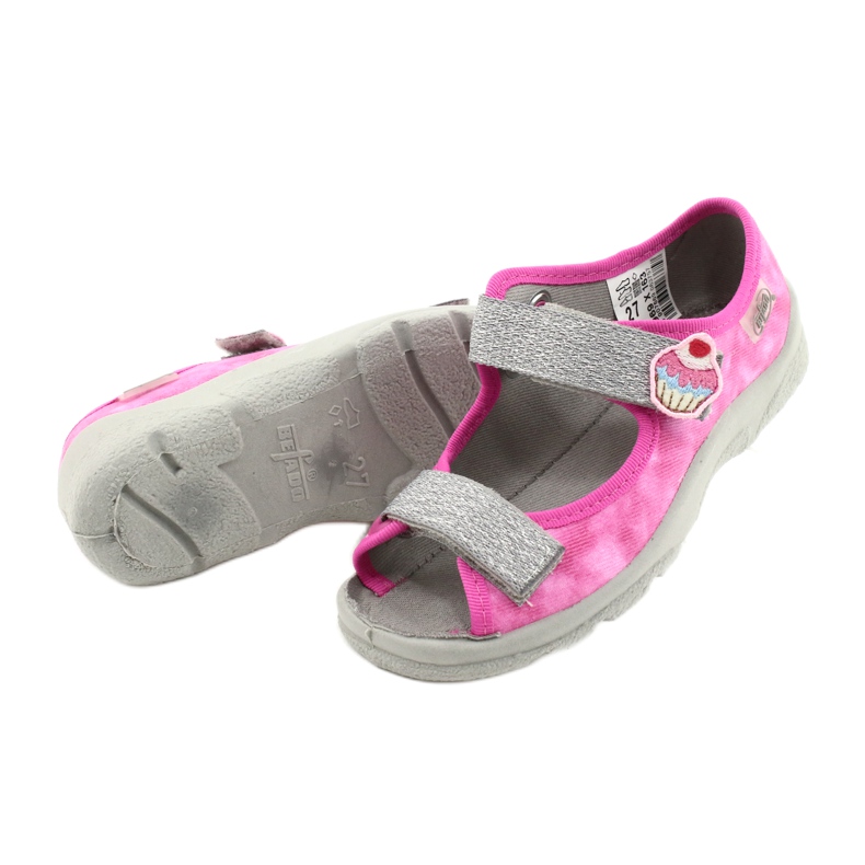 Befado Kinderschuhe 969X163 rosa silber- 4