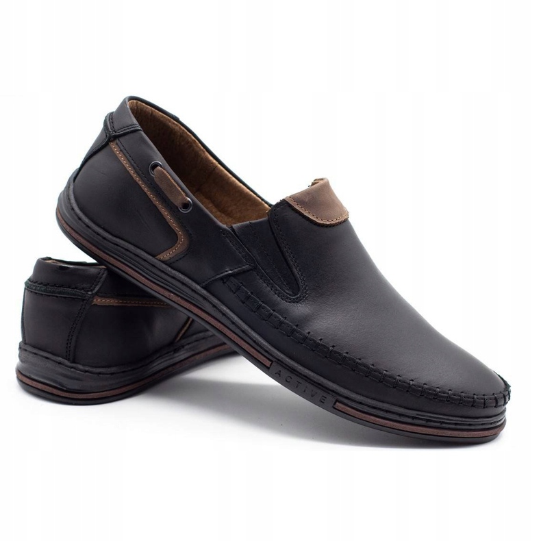 Polbut Herrenschuhe Loafer 09 schwarz braun 2