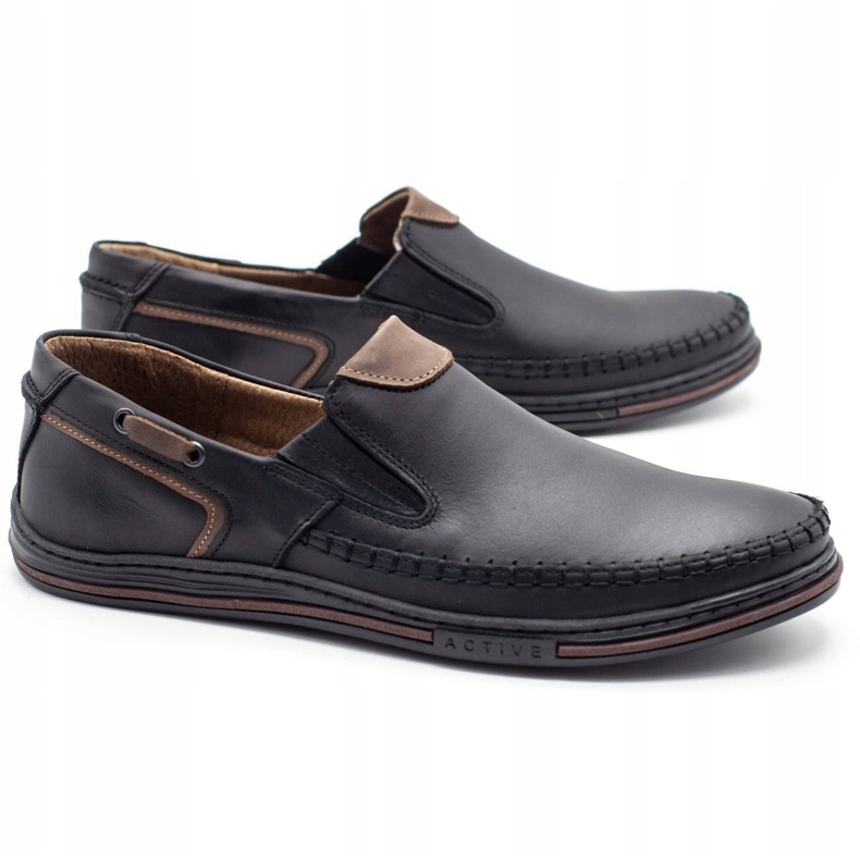 Polbut Herrenschuhe Loafer 09 schwarz braun 1