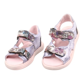 Sandalen auf Rüben Mazurek 1314 Amethyst Pearl lila silber 1
