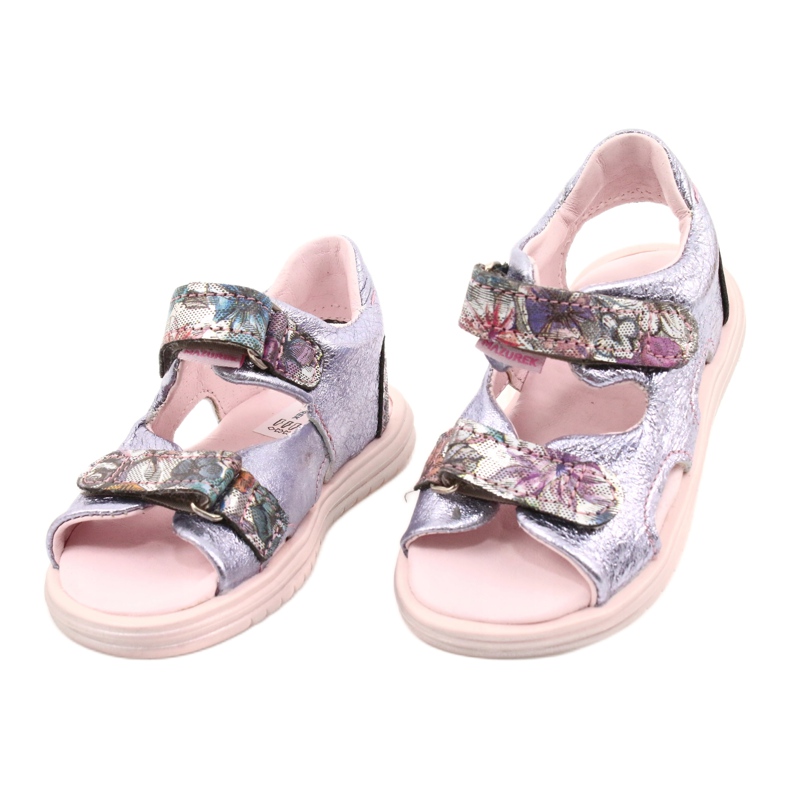 Sandalen auf Rüben Mazurek 1314 Amethyst Pearl lila silber 1