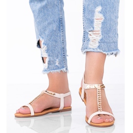 Beige Damensandalen von Emmie 1