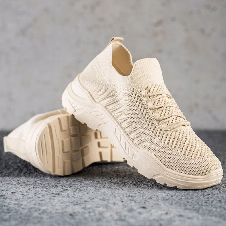 Sweet Shoes Lässige Slip-On-Sneakers beige 1