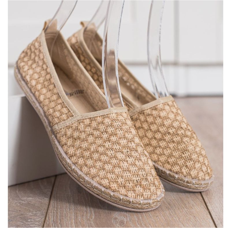 Balada Leichte Textil-Espadrilles beige braun 1