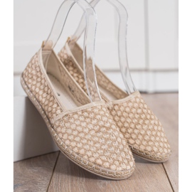 Balada Leichte Textil-Espadrilles beige 2
