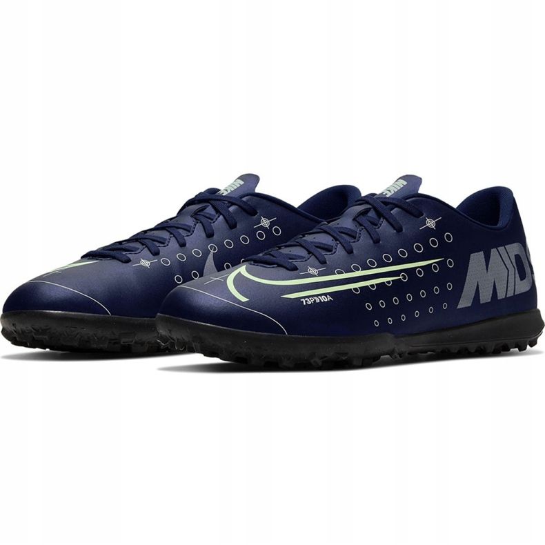 Nike Mercurial Vapor 13 Club Mds Tf M CJ1305-401 Fußballschuhe marineblau 3