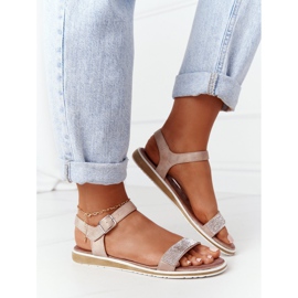 S.Barski Sandalen mit Zirkonia S. Barski 701-18 Beige 2