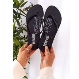 Damen Flip-Flops Big Star FF274A309 Schwarz 2