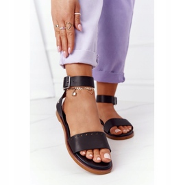 Ledersandalen Big Star HH274720 Schwarz 2