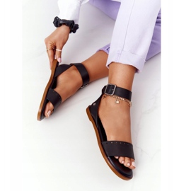 Ledersandalen Big Star HH274720 Schwarz 1