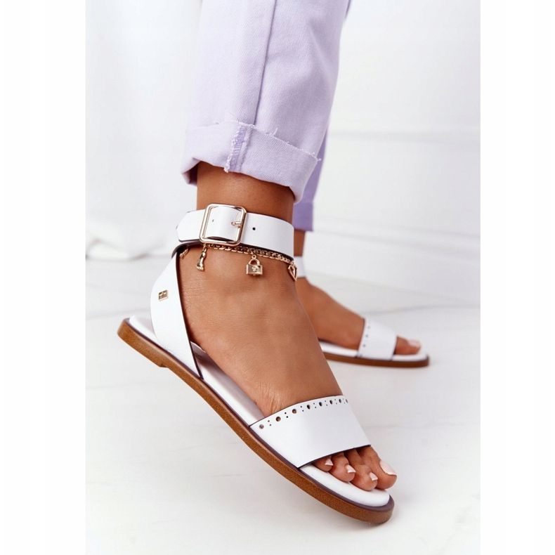 Ledersandalen Big Star HH274722 Weiß 1