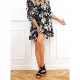 Sandalen mit Kautschukriemen schwarz 9225 Black 1