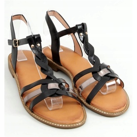 Schwarze Damensandalen C43 Black 1