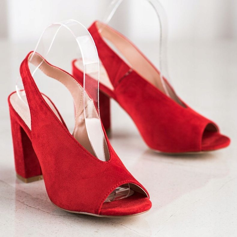 S. BARSKI Gebaute Sandalen S.BARSKI rot 2