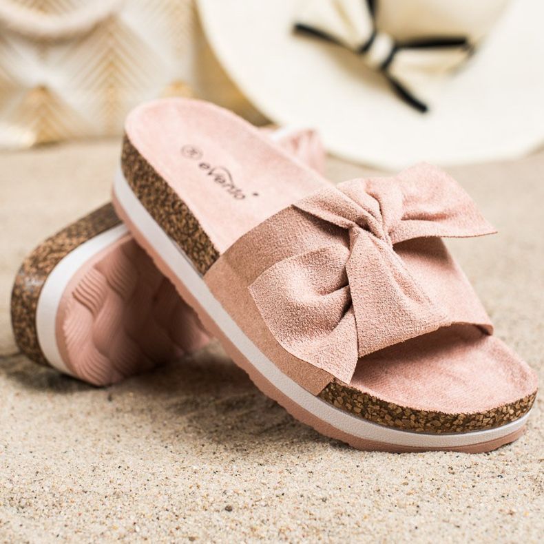 Evento Leichte Hausschuhe auf der Plattform rosa 1