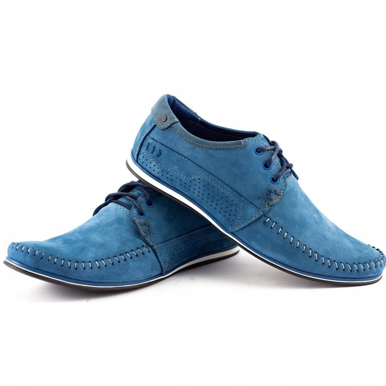 KOMODO Schuhe Herren Mokassins 875 blau 4