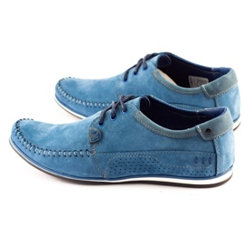 KOMODO Schuhe Herren Mokassins 875 blau 5