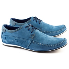 KOMODO Schuhe Herren Mokassins 875 blau 2