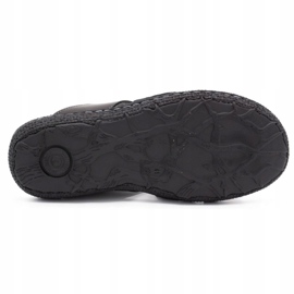 Kampol Herren Leder Hausschuhe 201/3 schwarz 5