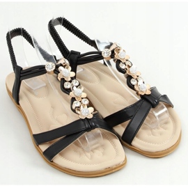 Schwarze Damensandalen CT-153 Black 1