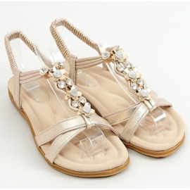 Goldene Damensandalen CT-153 Gold 1