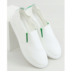 Sneakers Slip-On weiß LA45 Grün 1