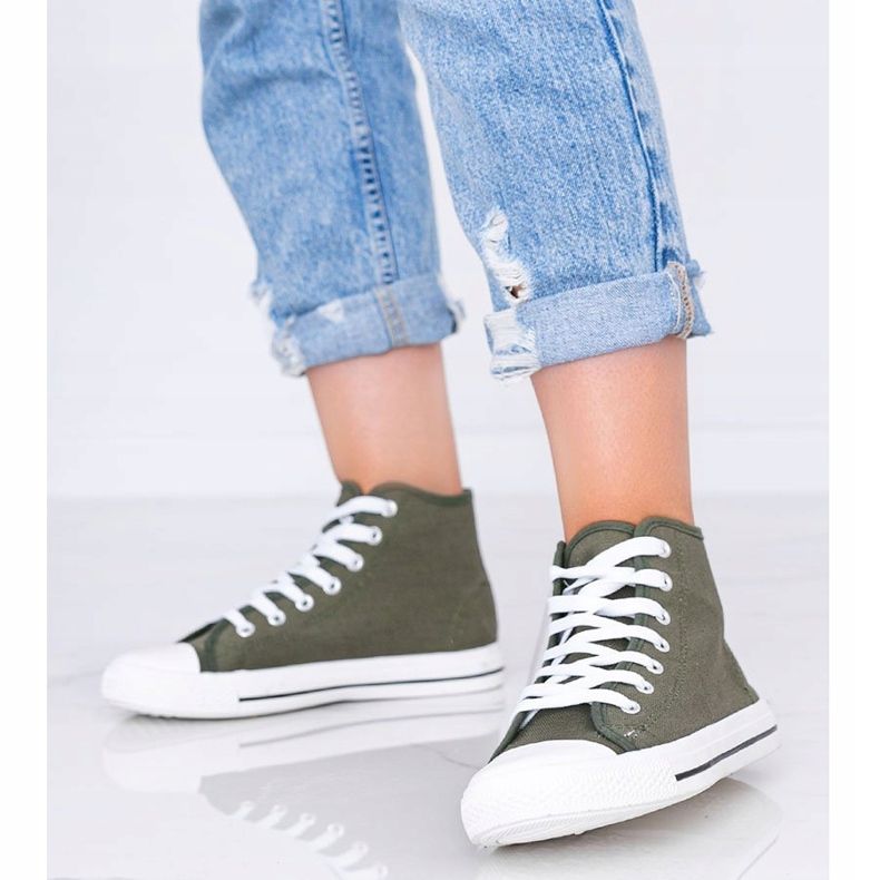 Knöchel-Sneaker für Damen in Grün Gampa 1