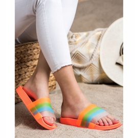Bona Bequeme Flip-Flops mit bunten Streifen orange 1
