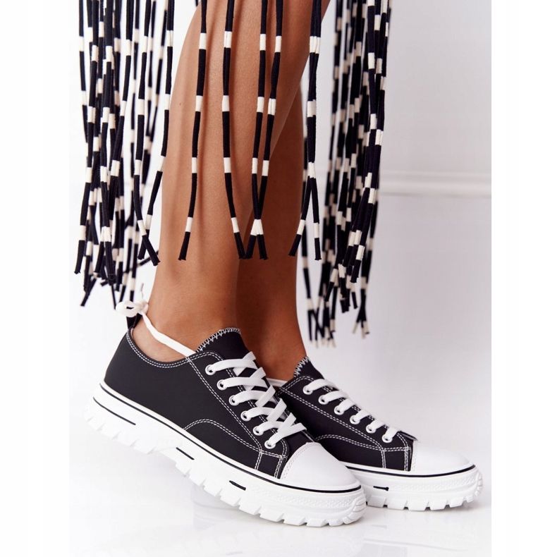 Klassische Sneakers für Damen Schwarz Feeling Good weiß 1