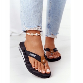 Damen Flip-Flops Big Star DD274A247 Schwarz 1