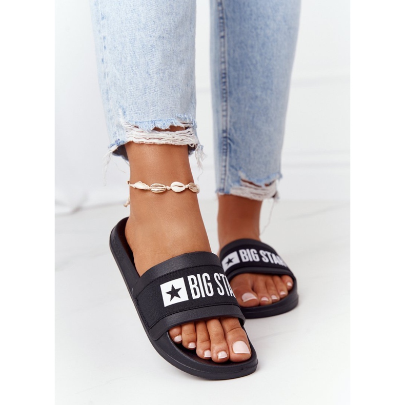 Damen Hausschuhe Big Star HH274A013 Schwarz 2