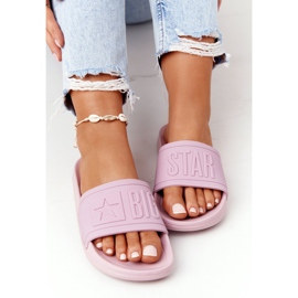 Damen Hausschuhe Big Star HH274A041 Puderrosa 1