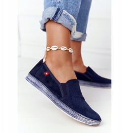 Durchbrochene Espadrilles Big Star HH276004 Marineblau 1