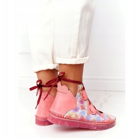 Damen Lederstiefel Maciejka Pink 04457-15 blau orange rosa grün gelb 3