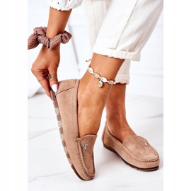 PS1 Damen Wildleder Loafer Hellbraun Madelyn beige 2