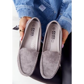 PH1 Damen Wildleder Loafer Grau San Marino 5